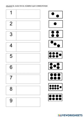 Colocar cada constelación con su número