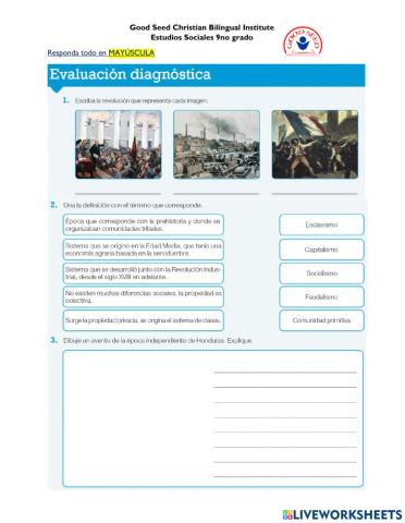 Evaluación diagnóstica U5