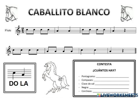 Caballito blanco