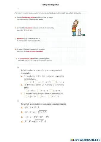 Trabajo de diagnóstico 2° año