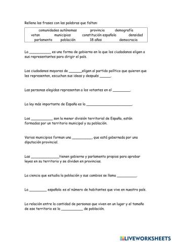 Ficha 3 - la población