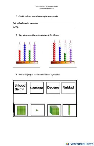 Quiz de matemáticas
