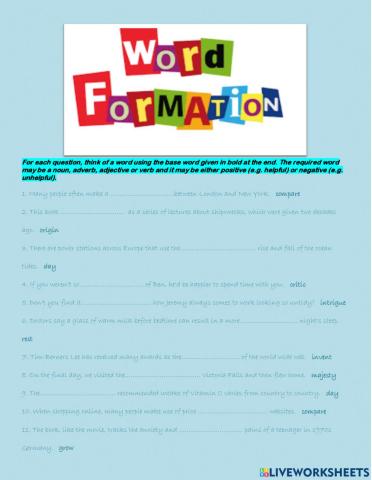 Word formation
