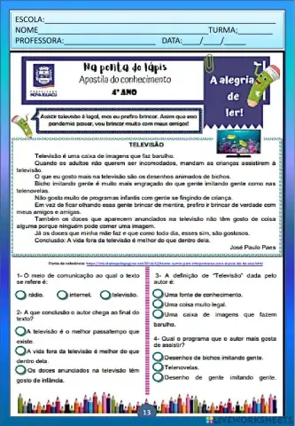 Leitura e interpretação