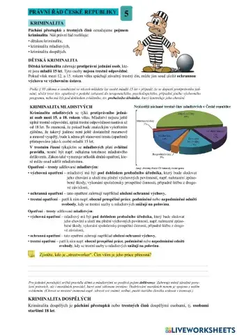 Právní řád ČR 5 - Kriminalita