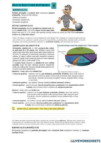 Právní řád ČR 5 - Kriminalita