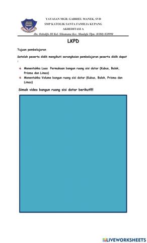 Bangun Ruang Sisi Datar