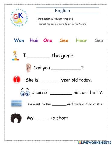 Homophones