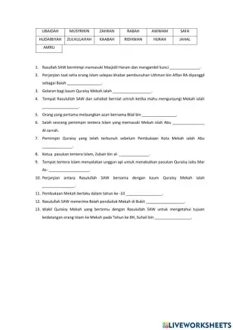 Perjanjian Hudaibiyah