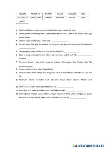 Perjanjian Hudaibiyah