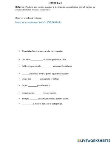 Uso del allá-haya-halla