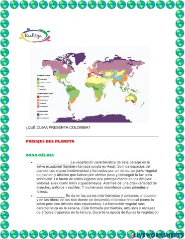 Paisajes de la tierra