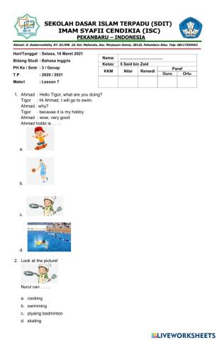 Ph english lesson 7 grade 5