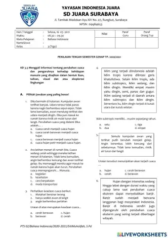 Pts bahasa indonesia genap 2020-2021