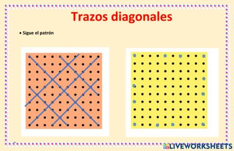 Trazos diagonales