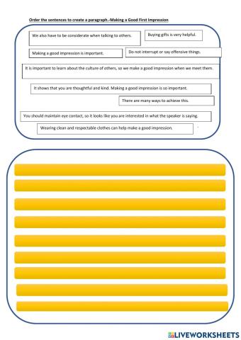 Making a Good Impression