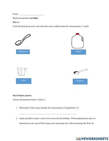 Measurement activity