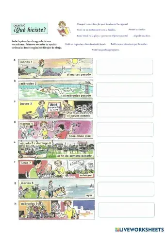 ¿Qué hiciste? Vacaciones en Tarragona.