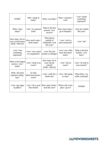 Present Perfect Boardgames