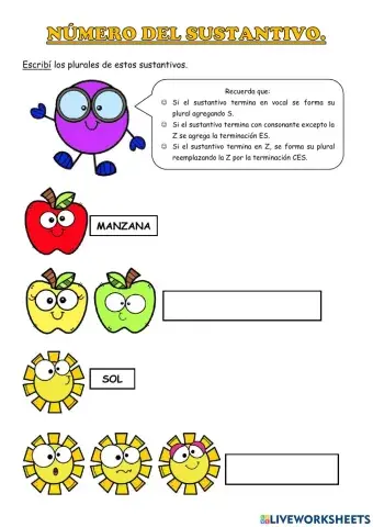 Número del sustantivo