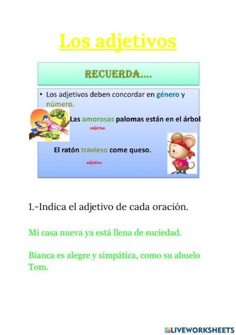Adjetivos
