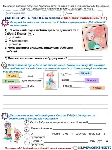 Діагностична робота