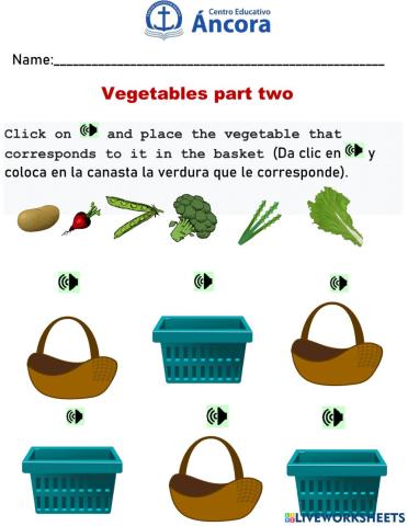 Vegetables part two.