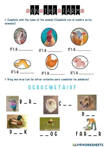 On the Farm (Animales de la granja)