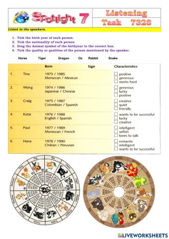 Spotlight 7 Task 7328