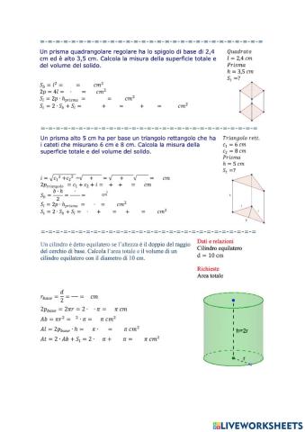 Superfici solidi a due basi