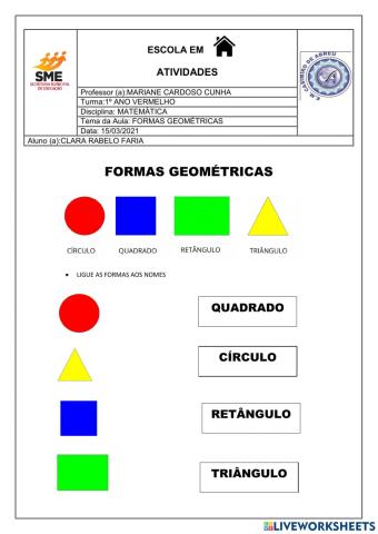 Formas geometricas