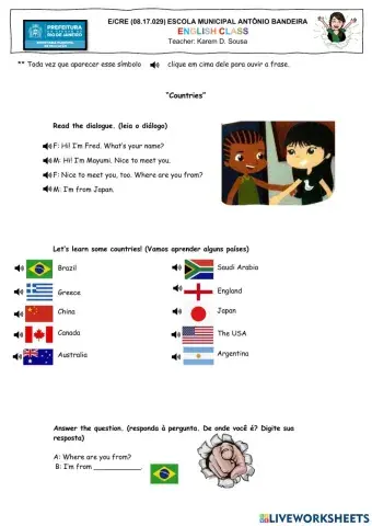 Countries and Nationalities
