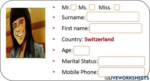 Personal information 2