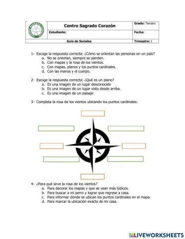 Guía de Sociales 3°