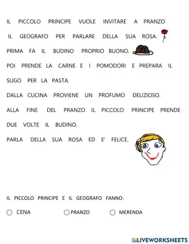 Il pranzo del piccolo principe