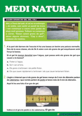 Medi Natural - La matèria i altres