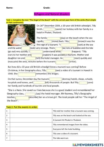 Refugees and natural disasters