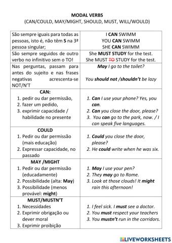 Modal verbs