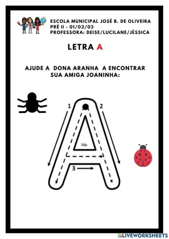 Letra A - Dona Aranha
