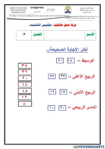 مقاييس التشتت