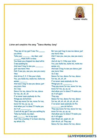 Dance Monkey Song 3º