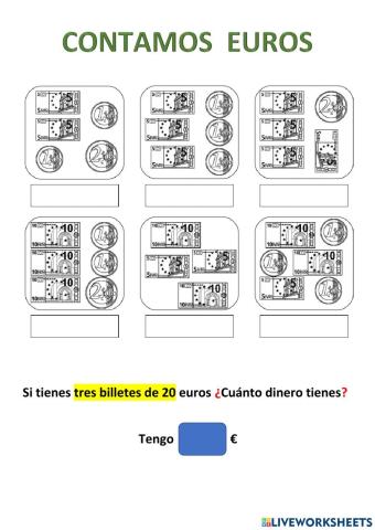 Contamos euros