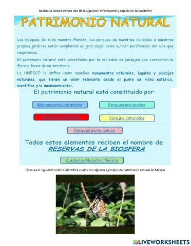 Patrimonio natural de México