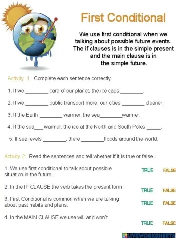 First Conditional - Global Warming