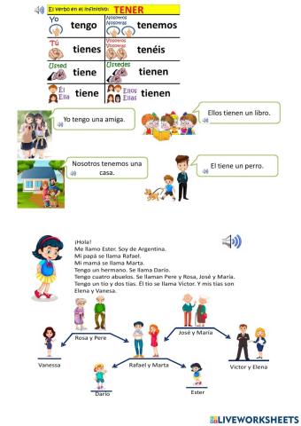 Verbo Tener