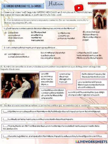 El Segundo Imperio y República Restaurada