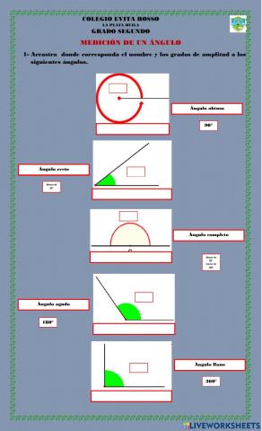 Medición de un ángulo