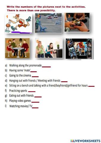 Activity 1- 2nd grade 