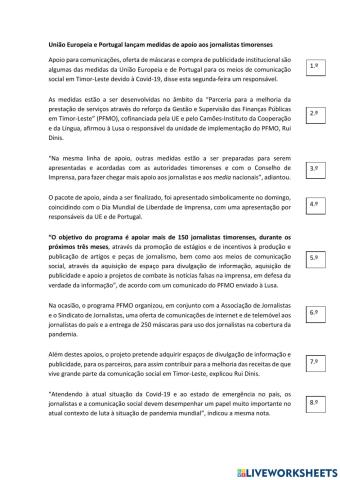 Interpretação de texto