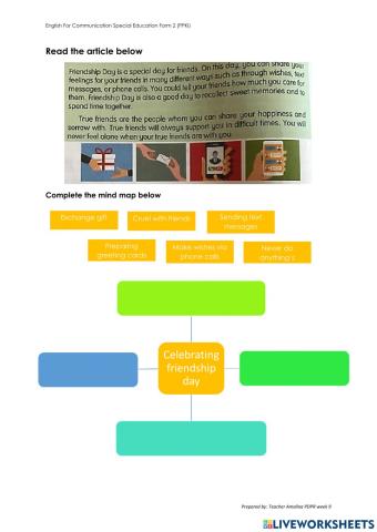 English for communication Form 2